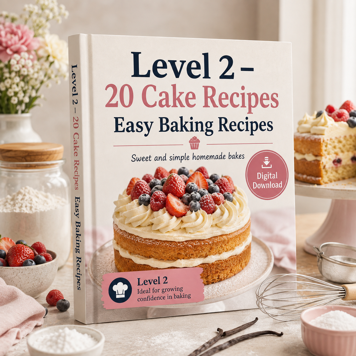 Level 2 – 20 Cake Recipes: Everyday Baking Collection