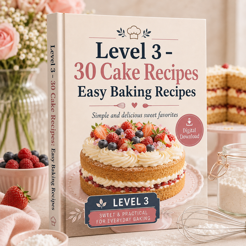Level 3 – 30 Cake Recipes: Simple Home Baking