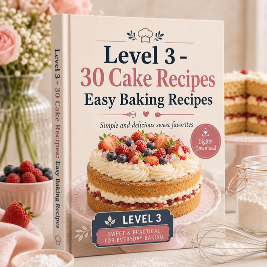 Level 3 – 30 Cake Recipes: Simple Home Baking